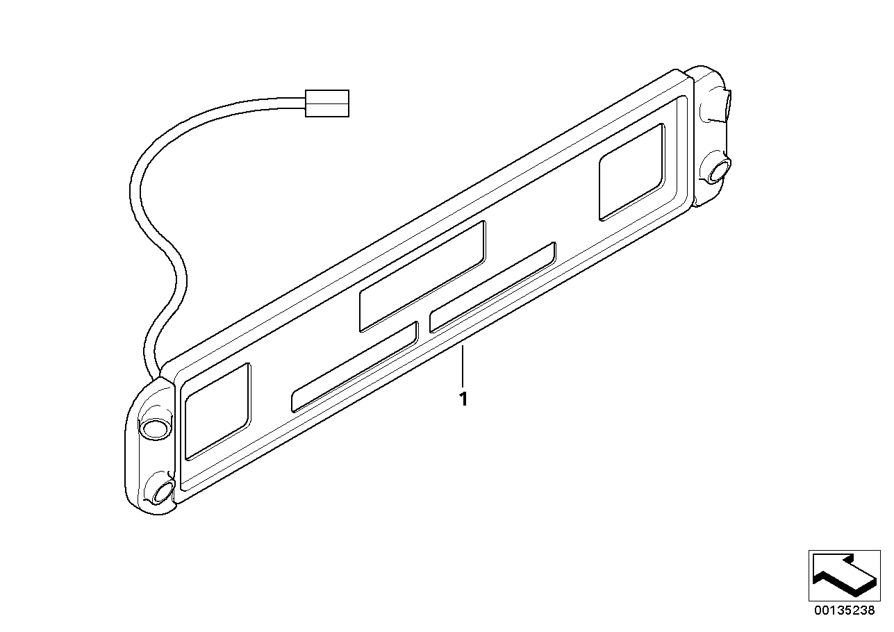 BMW 66210395007 Retrofit Kit Pdc-Low Front