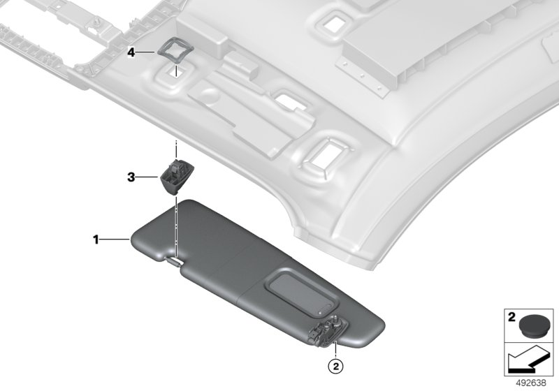 BMW 51167951073 SCREW COVER