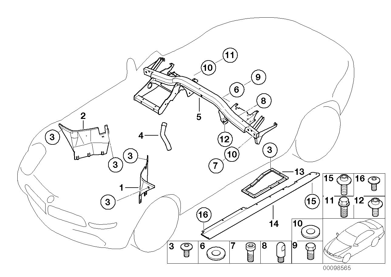 BMW 07129903294 Isa Screw