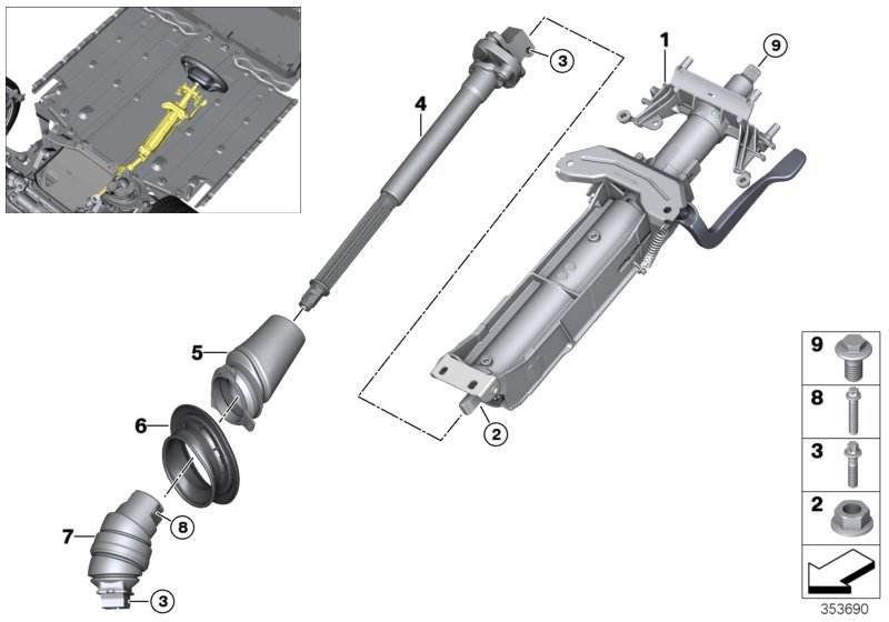 BMW 07119908568 Torx Bolt