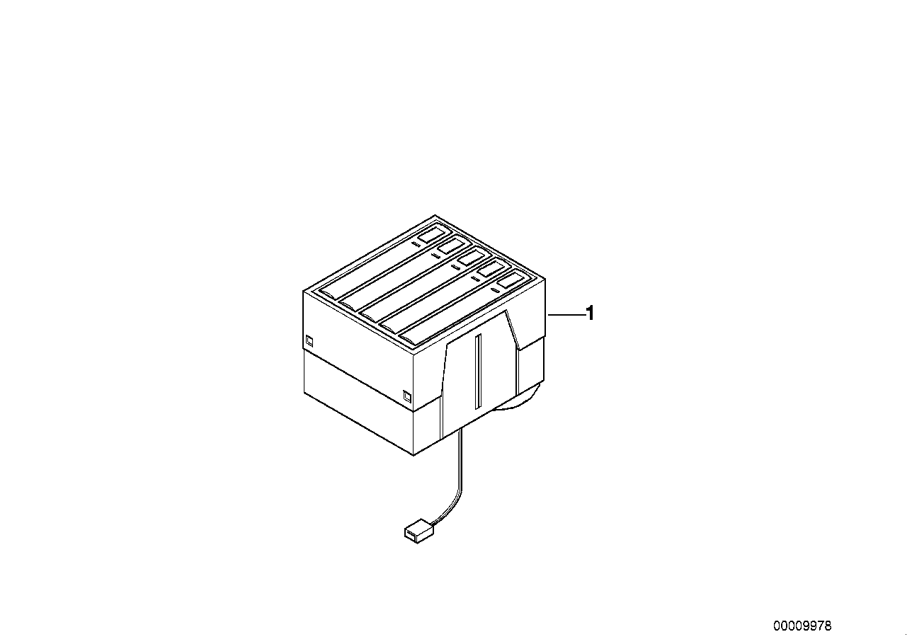 BMW 51169415970 Retrofit Kit, Cassette Box