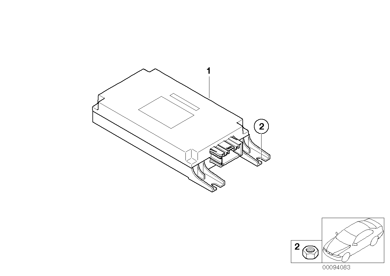 BMW 84416922639 Control Unit, Voice Input System