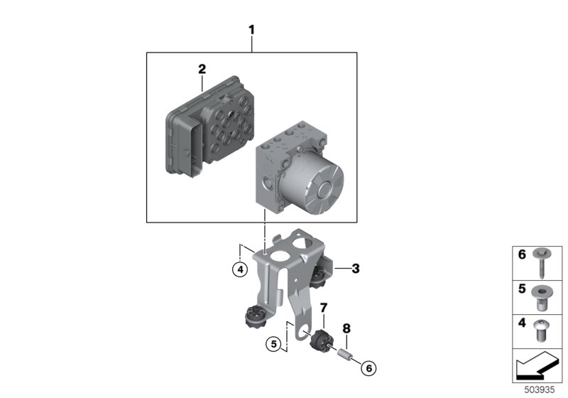 BMW 34521543769 REPAIR KIT, CONTROL UNIT DSC