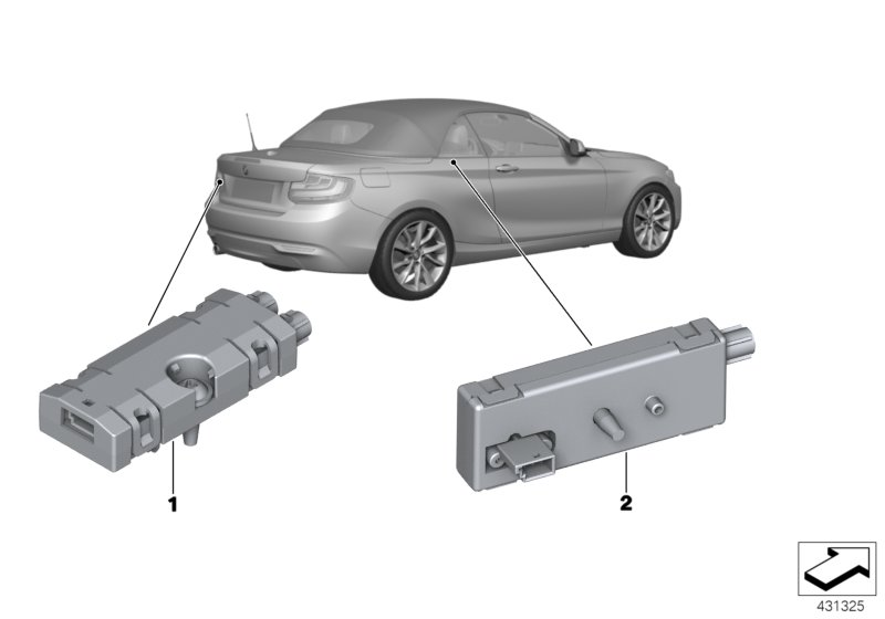 BMW 65209277818 Antenna Amplifier Fm