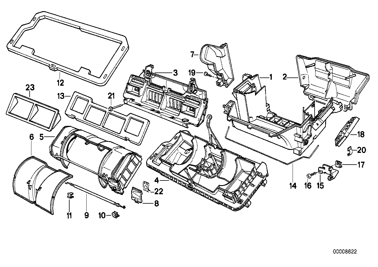 BMW 64111374392 Housing Center