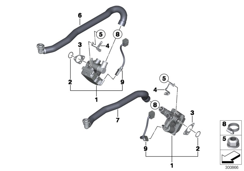 BMW 13417837712 Idle Actuator Cable