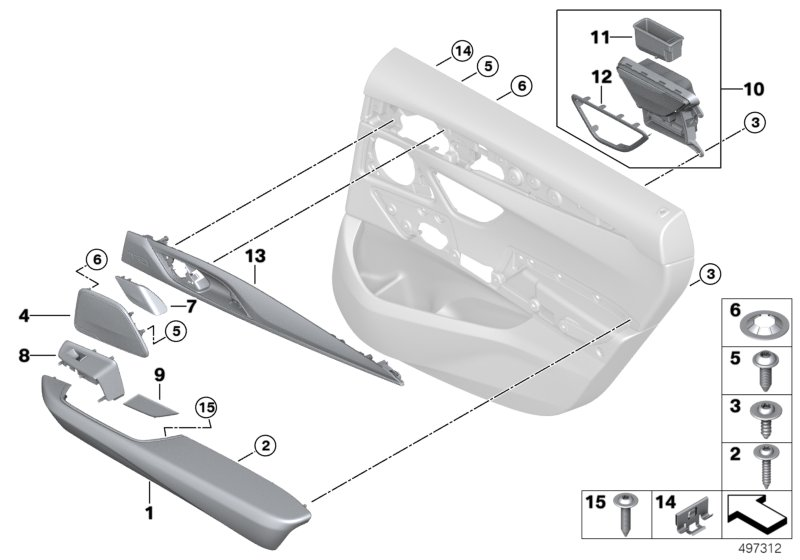 BMW 07147489151 Clamp