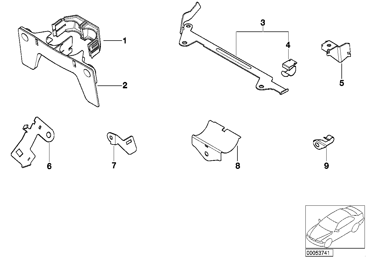 BMW 12527500582 Holder