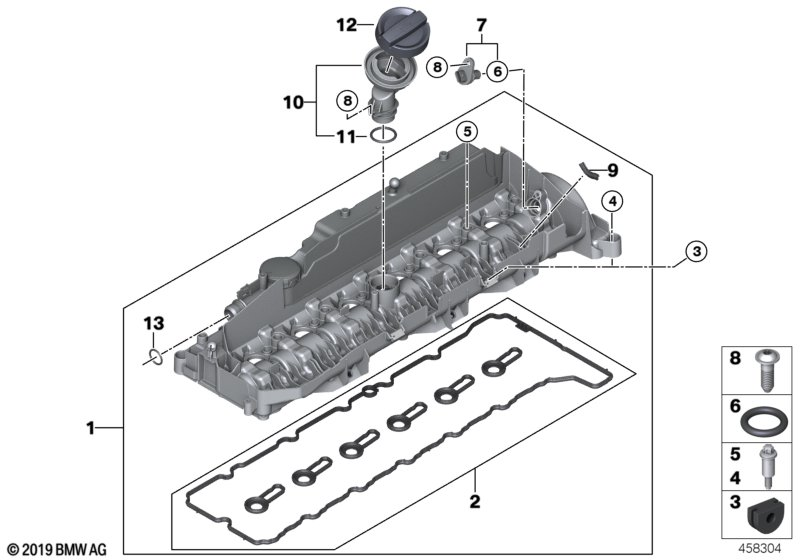 BMW 11128572812 Asa-Bolt