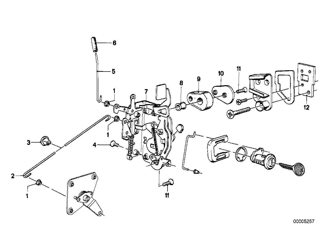 BMW 51211826966 Connection Rod, Passenger'S Side