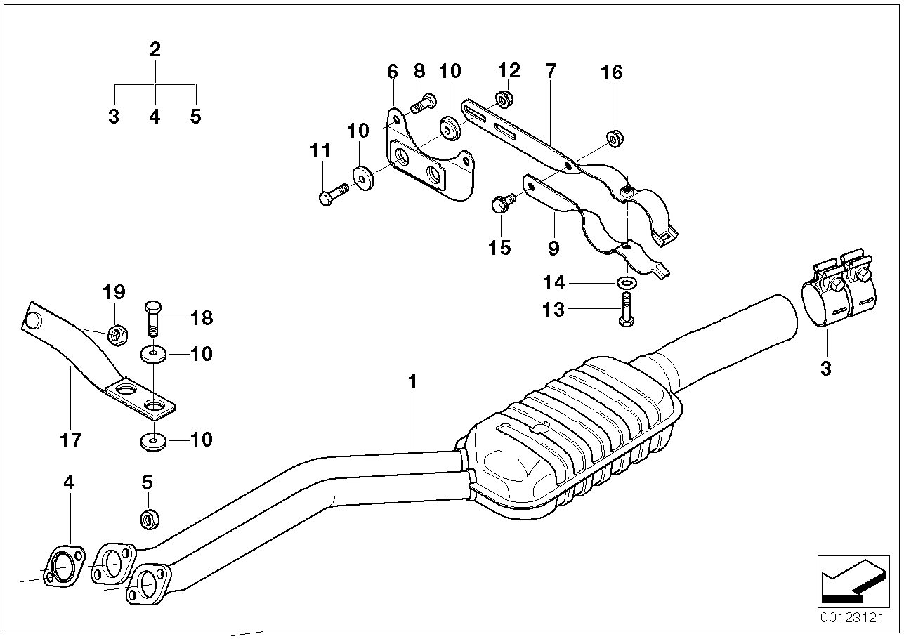 BMW 18207500186 Clamp