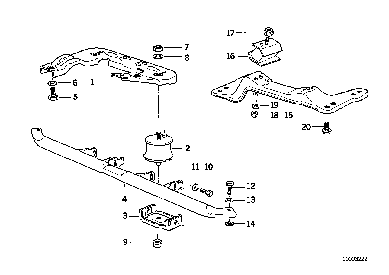 BMW 07119900582 Hex Bolt With Washer