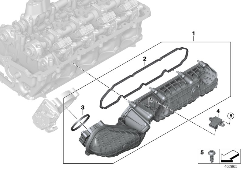 BMW 11618601613 Intake Manifold System