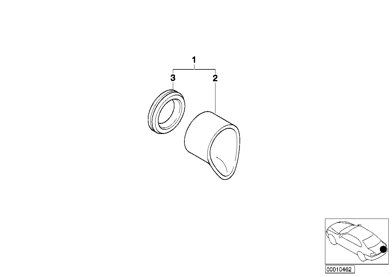 BMW 82149404646 Opening Bracket