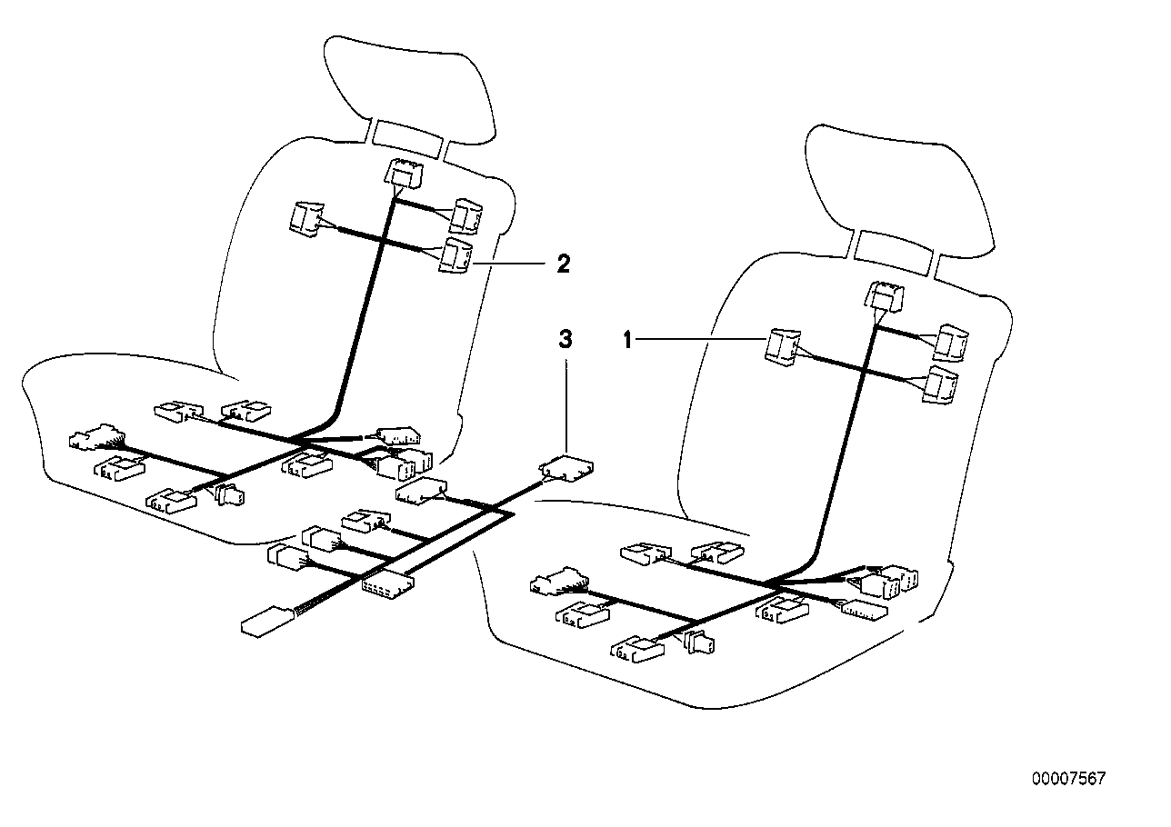BMW 61128355159 Connection Cable