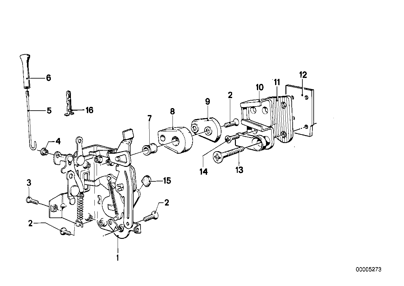 BMW 51211847525 Operating Rod