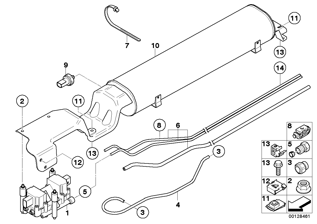 BMW 37236754457 Pipe