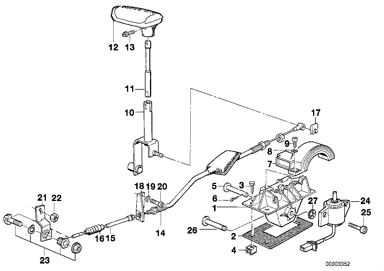 BMW 24501421587 Support Bracket