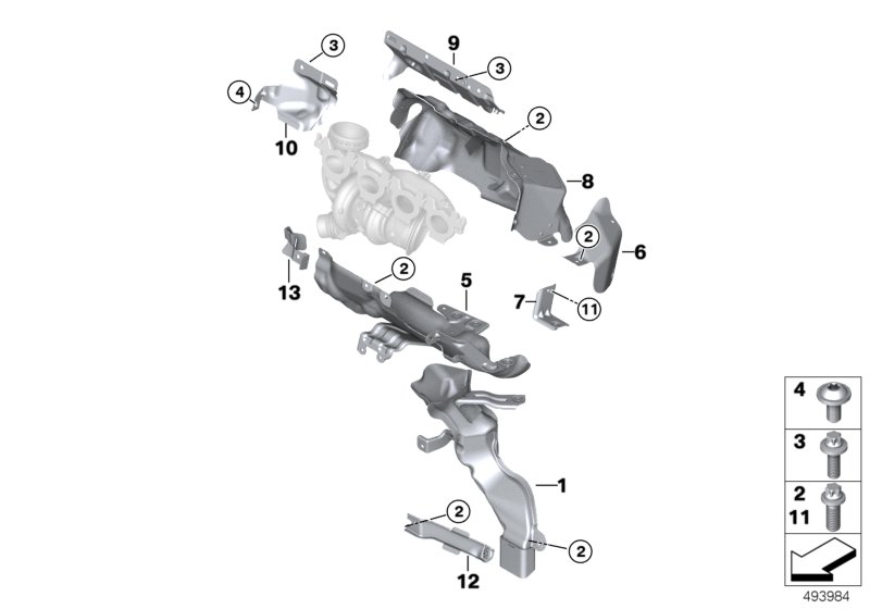 BMW 11658647241 HOLDER