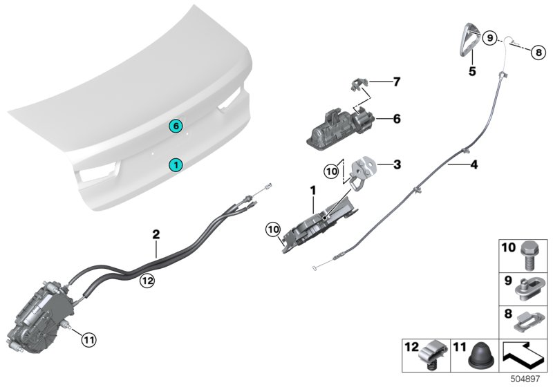 BMW 51247430626 SOFT-CLOSE-AUTOMATIC