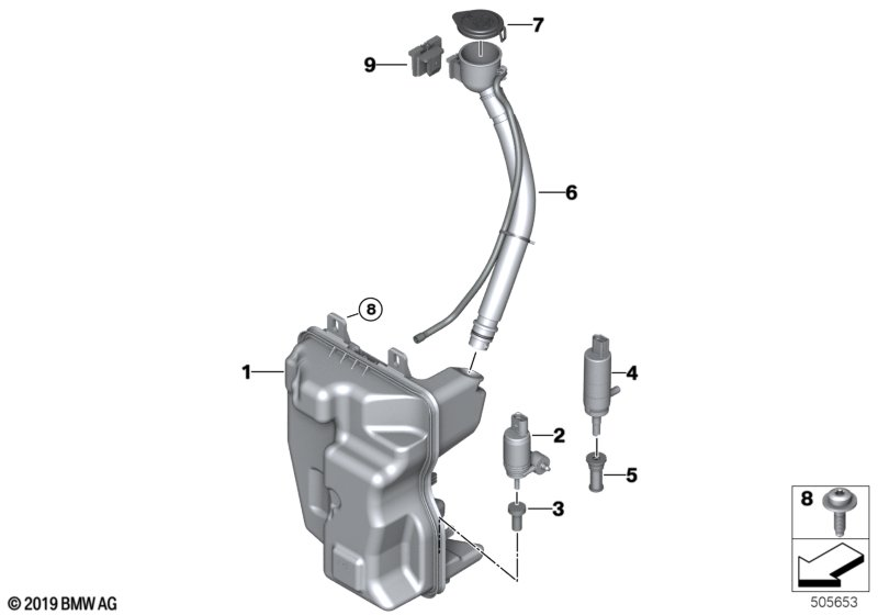 BMW 61667478085 ADAPTER