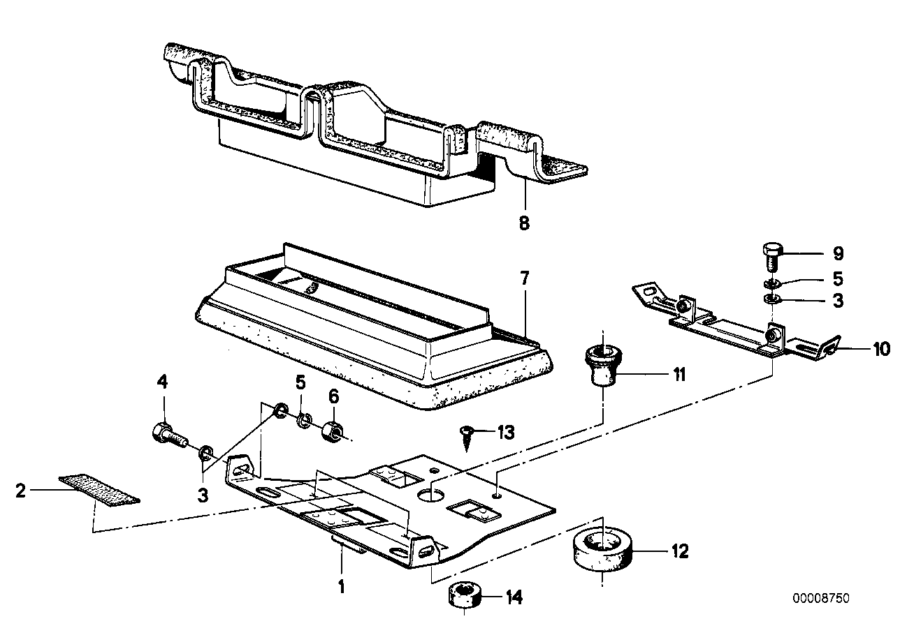 BMW 64501360159 Covering Piece