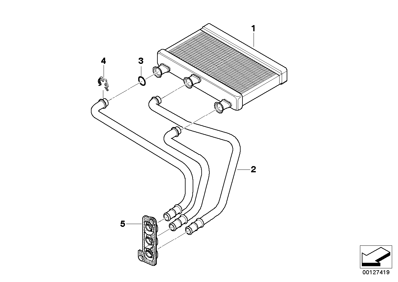 BMW 64116933923 Gasket