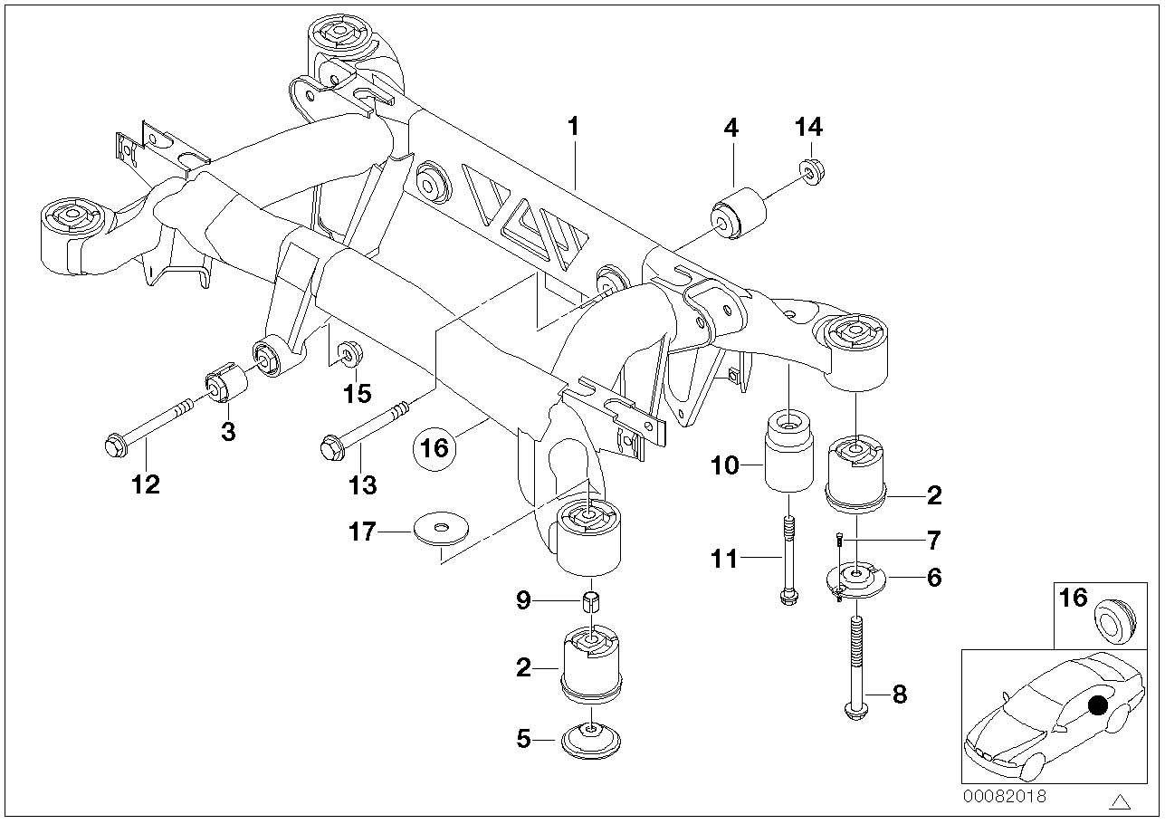 BMW 33311092256 Vibration Absorber