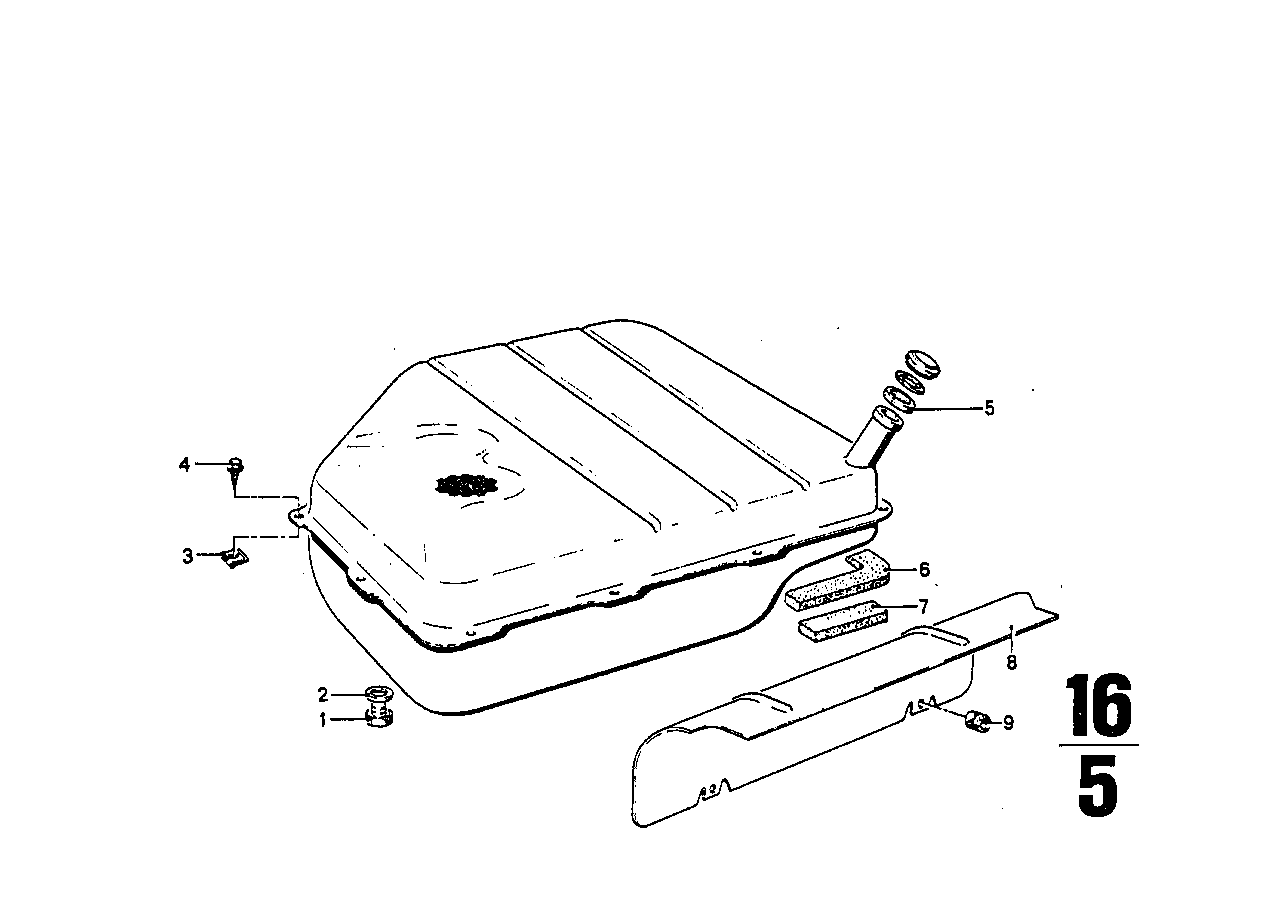 BMW 16111100205 Gasket