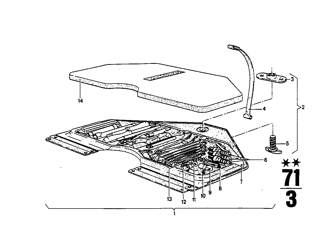 BMW 71111102916 Tool Box