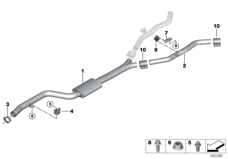 BMW 18328687428 SCREW CLAMP