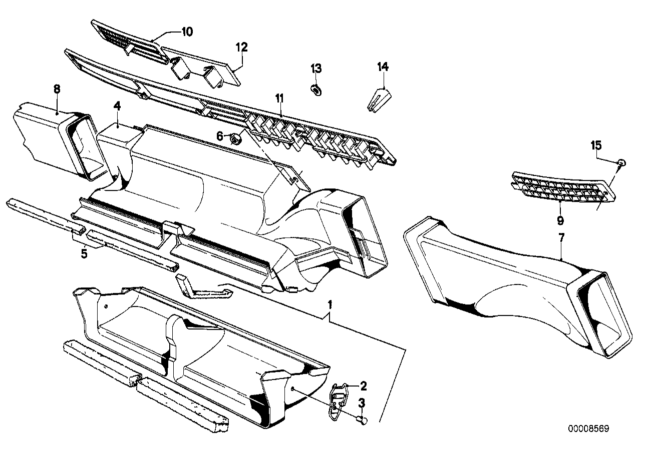 BMW 64221872856 Connector, Centre