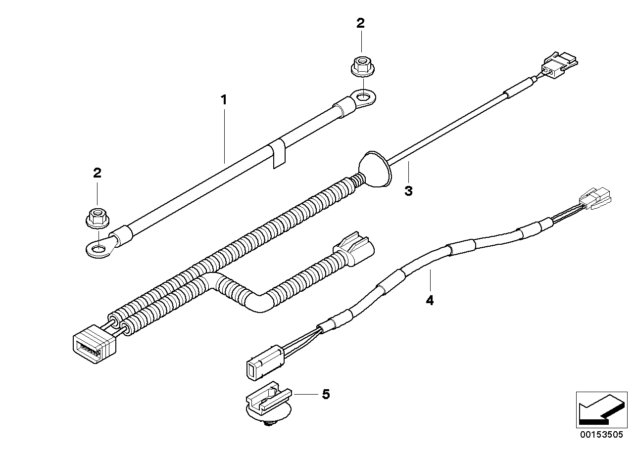 BMW 61129111467 Adapter Lead Fuel Pump