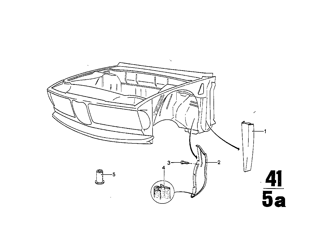 BMW 51711809791 Covering Plate, Left