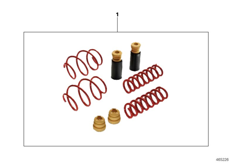 BMW 33502411196 Auxiliary Damper Kit