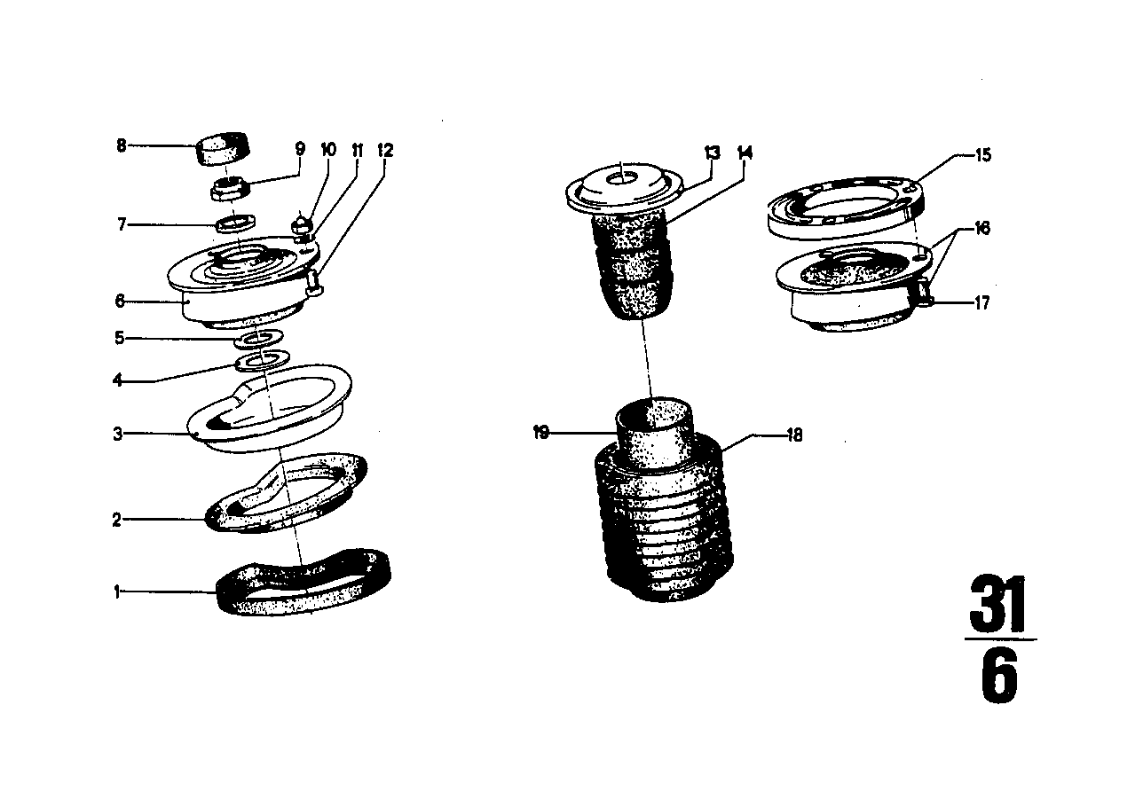 BMW 61332306787 Cap Nut