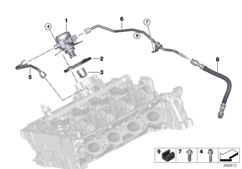 BMW 13538635510 Fuel Hose