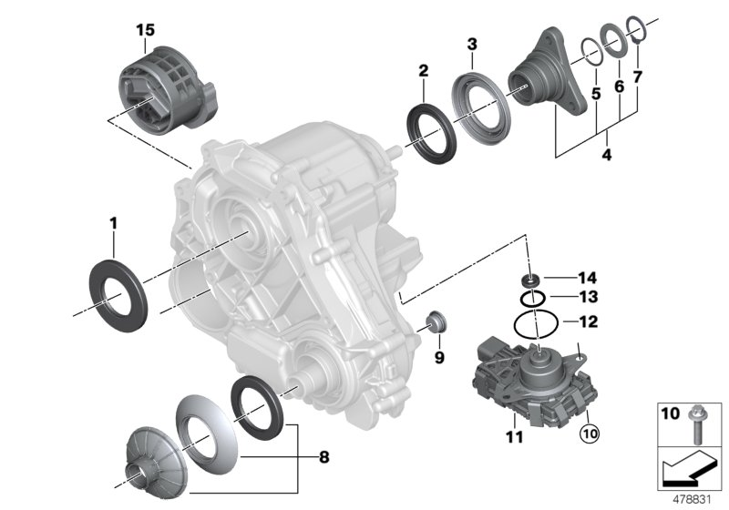 BMW 27108686654 Set Of Centrifugal Discs