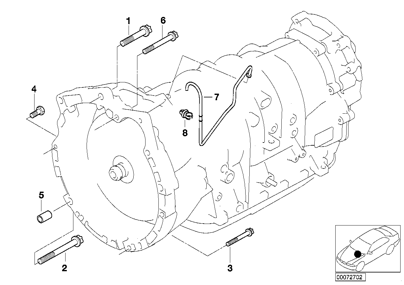 BMW 24147510059 Vent Pipe