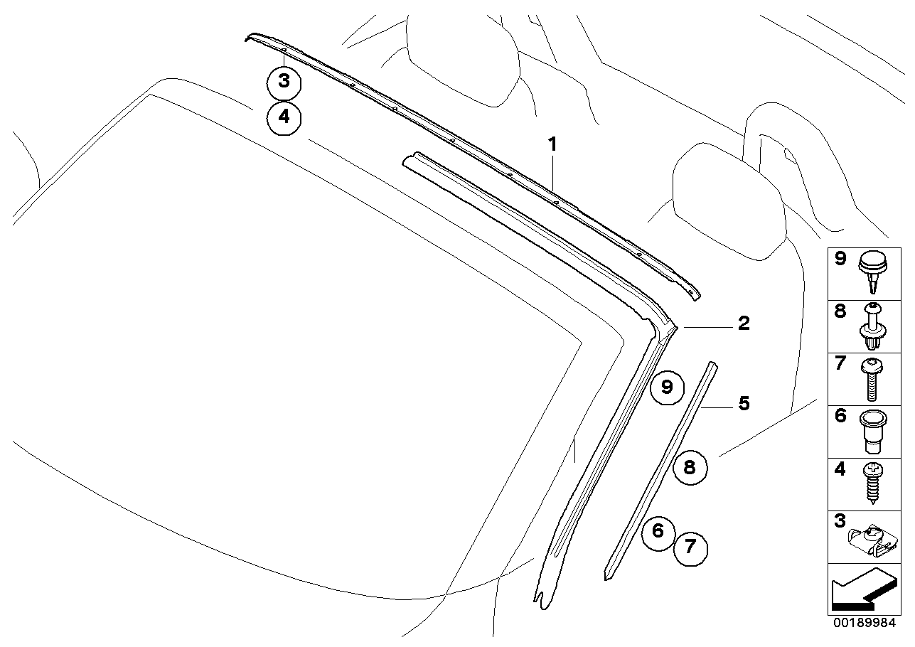 BMW 51437062904 Clip