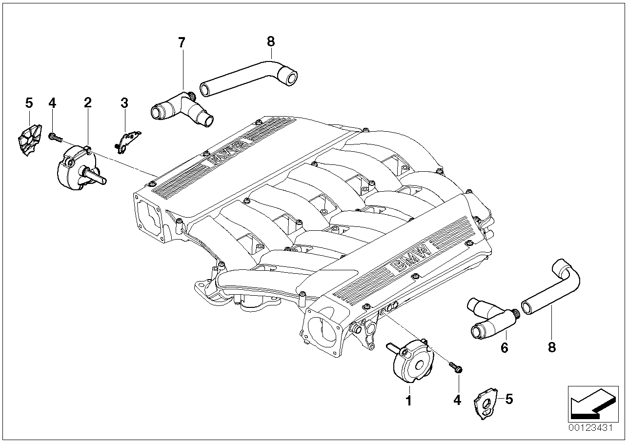 BMW 11157563505 Pressure Regulating Valve