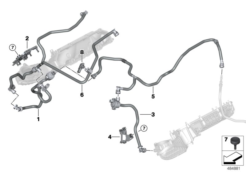 BMW 52537718633 Rubber Buffer