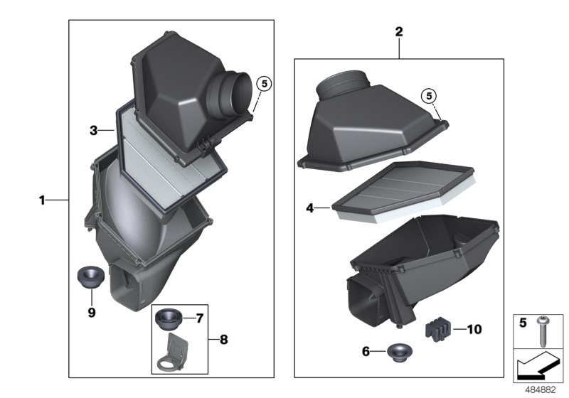 BMW 13718091907 Decoupling Element