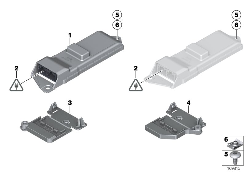 BMW 61359200908 Control Unit, Electronic Belt Retractor