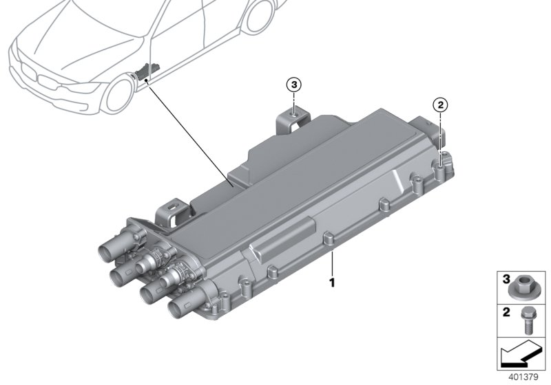 BMW 61448696048 Cont.Unit, Conven. Charg.Electronics Kle