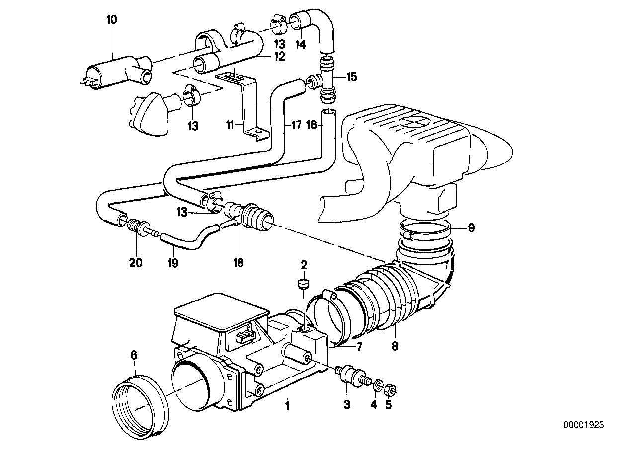 BMW 11631707723 Reducer