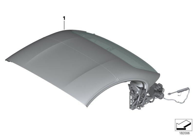 BMW 54347245945 Roof Module