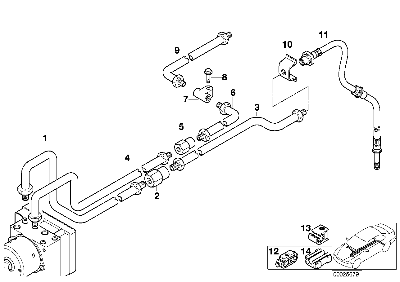 BMW 34326754602 Pipe