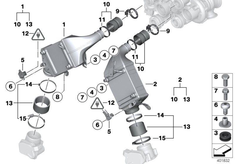 BMW 17517630898 Charge-Air Cooler