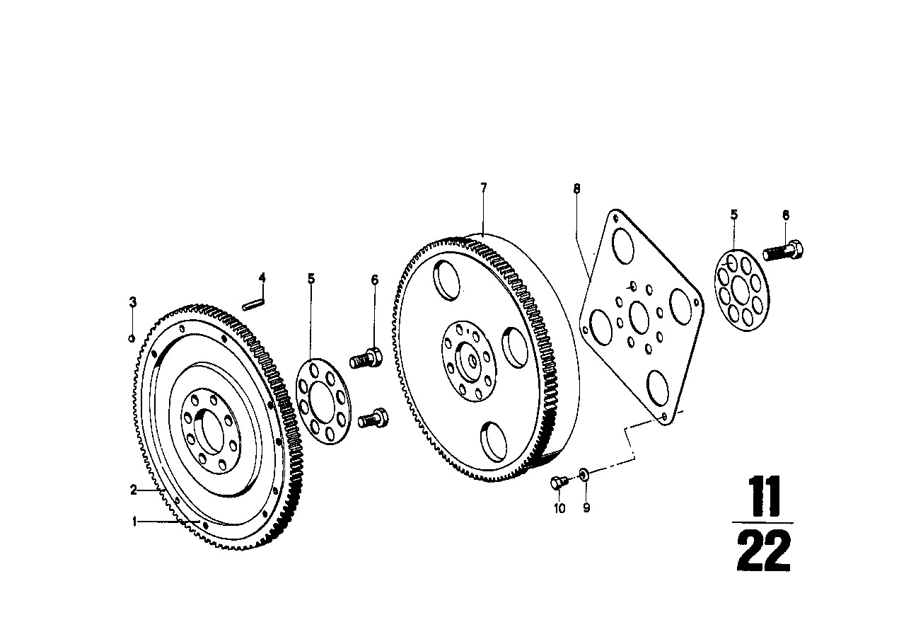 BMW 11220616150 Securing Plate